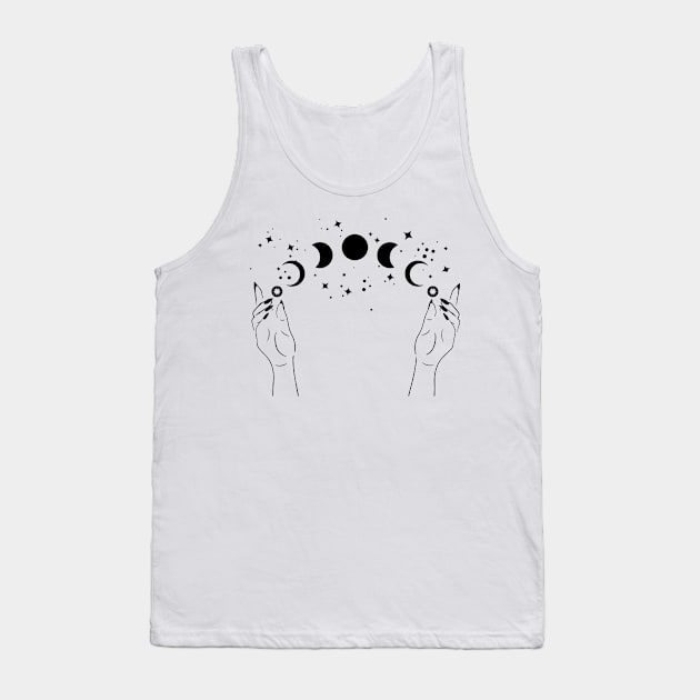 Magic of the Moon Phases Tank Top by Jacqui96